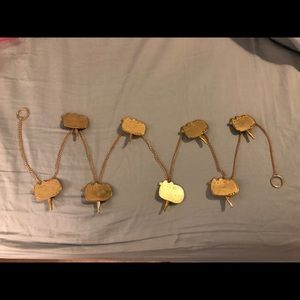 Pusheen gold photo clips